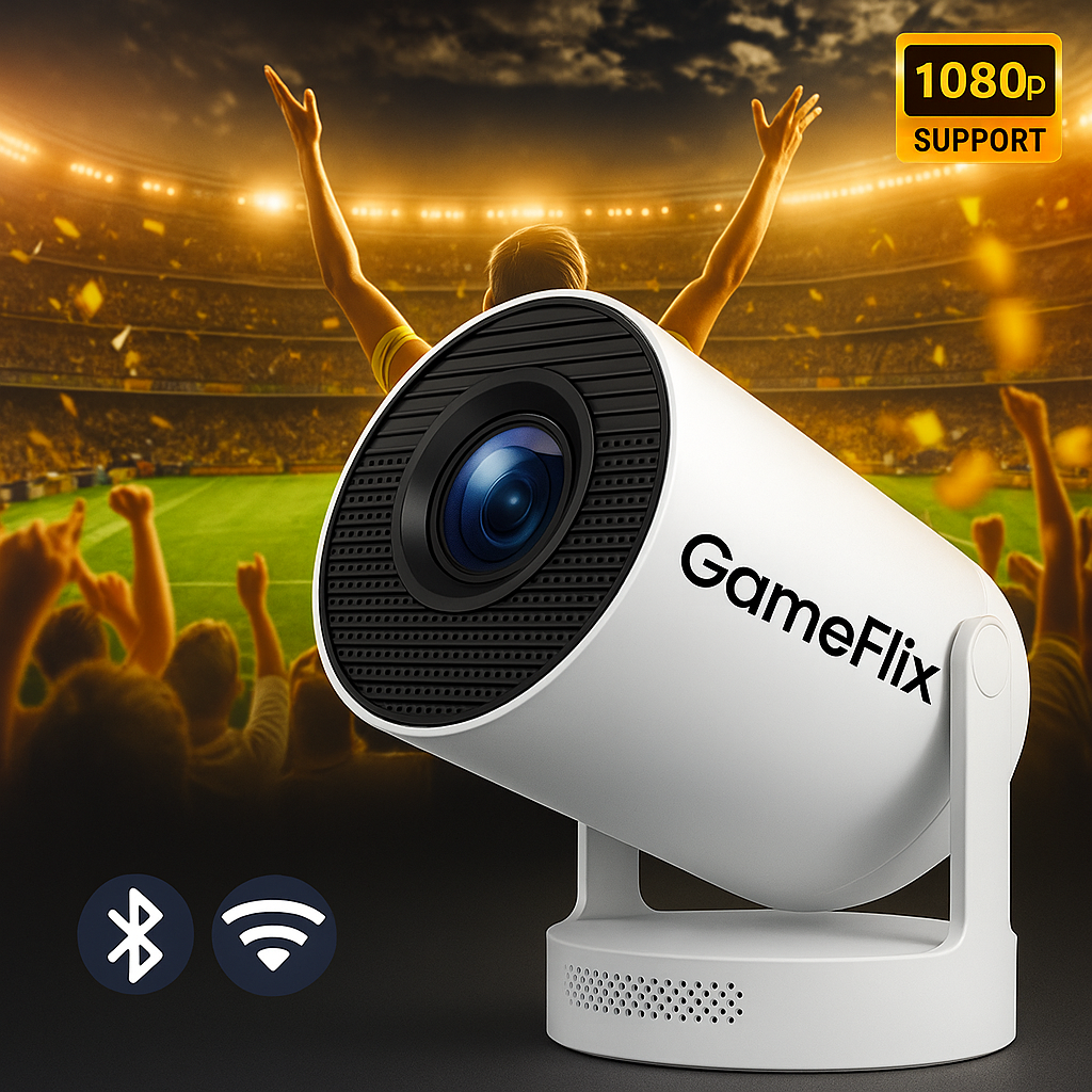 GameFlix™ Projector - Home Theater Experience