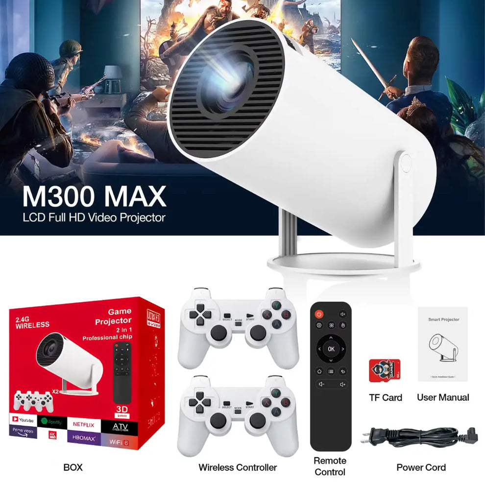 GameFlix™ Projector - Home Theater Experience